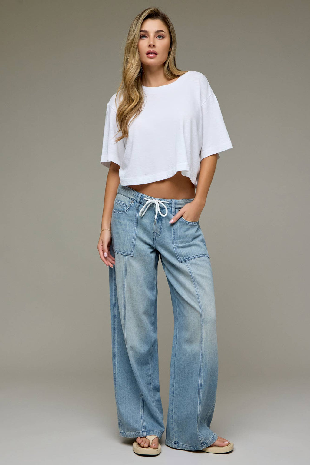 Vintage Super Soft Mid Rise Wide Leg