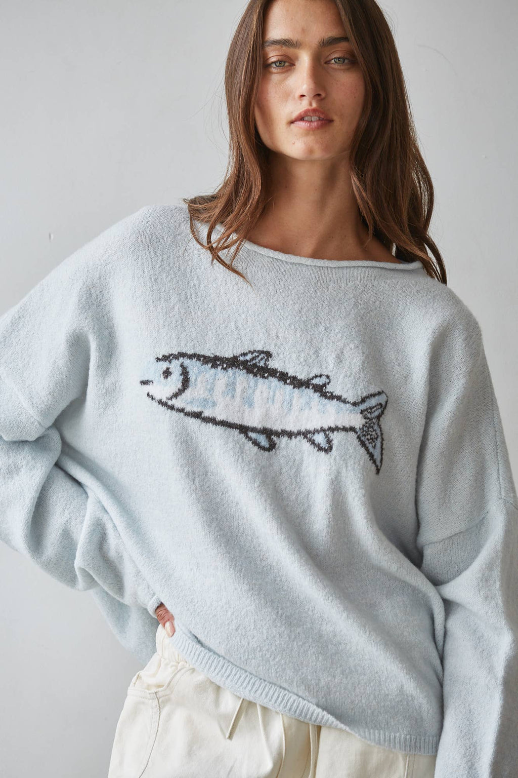 Knit Fish Sweater