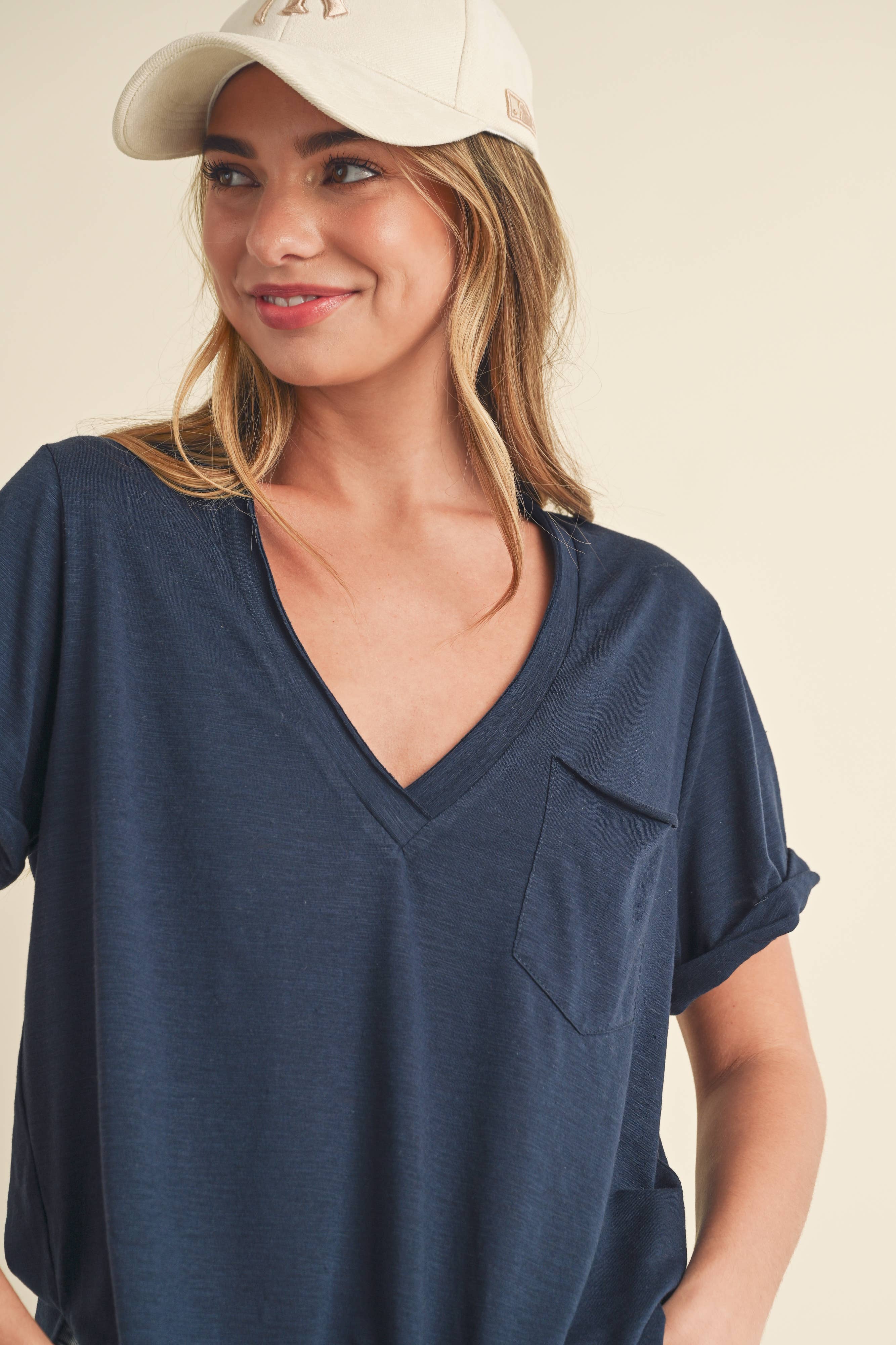 V-Neck Short Sleeve