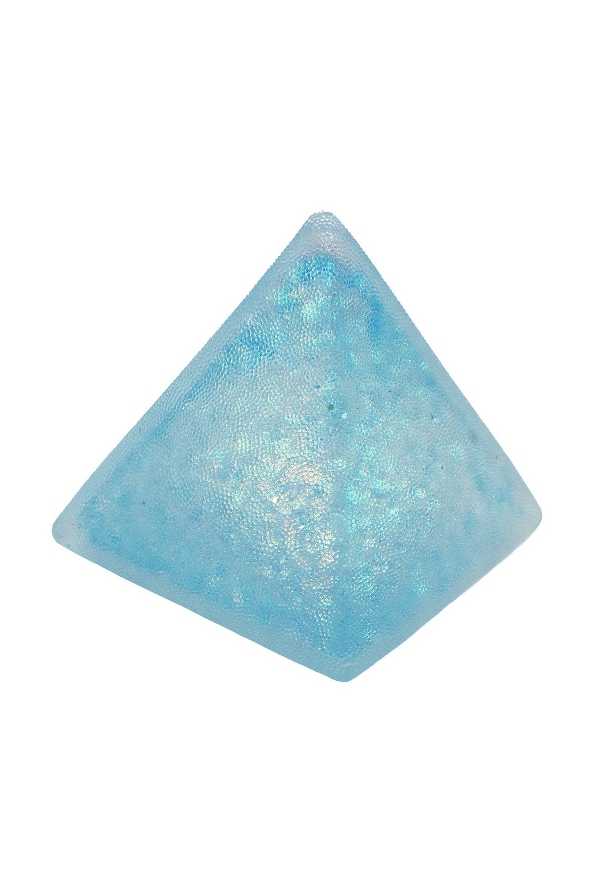 Textured Glittery Pyramid Squishy