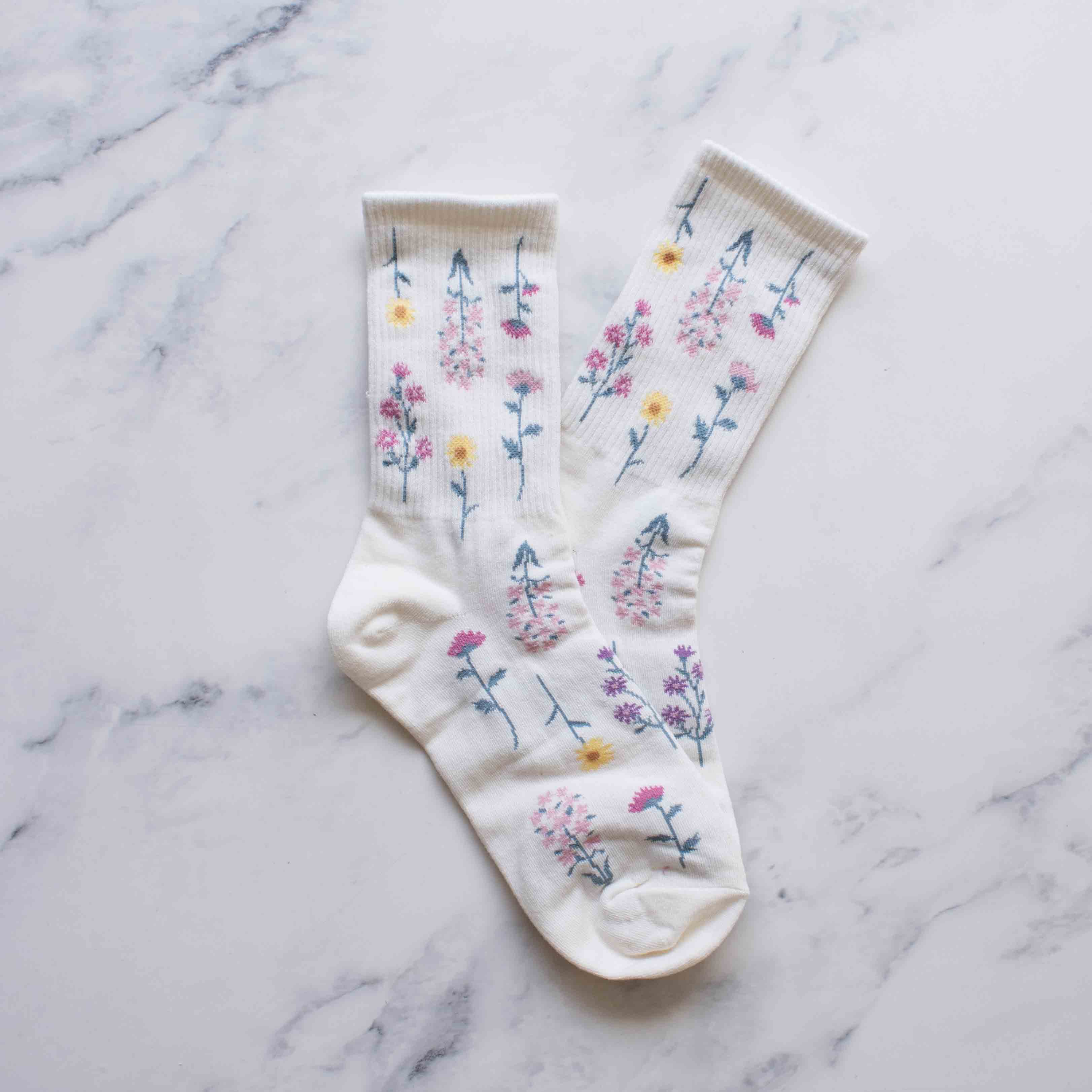 Botanical Garden Casual Socks …Premium