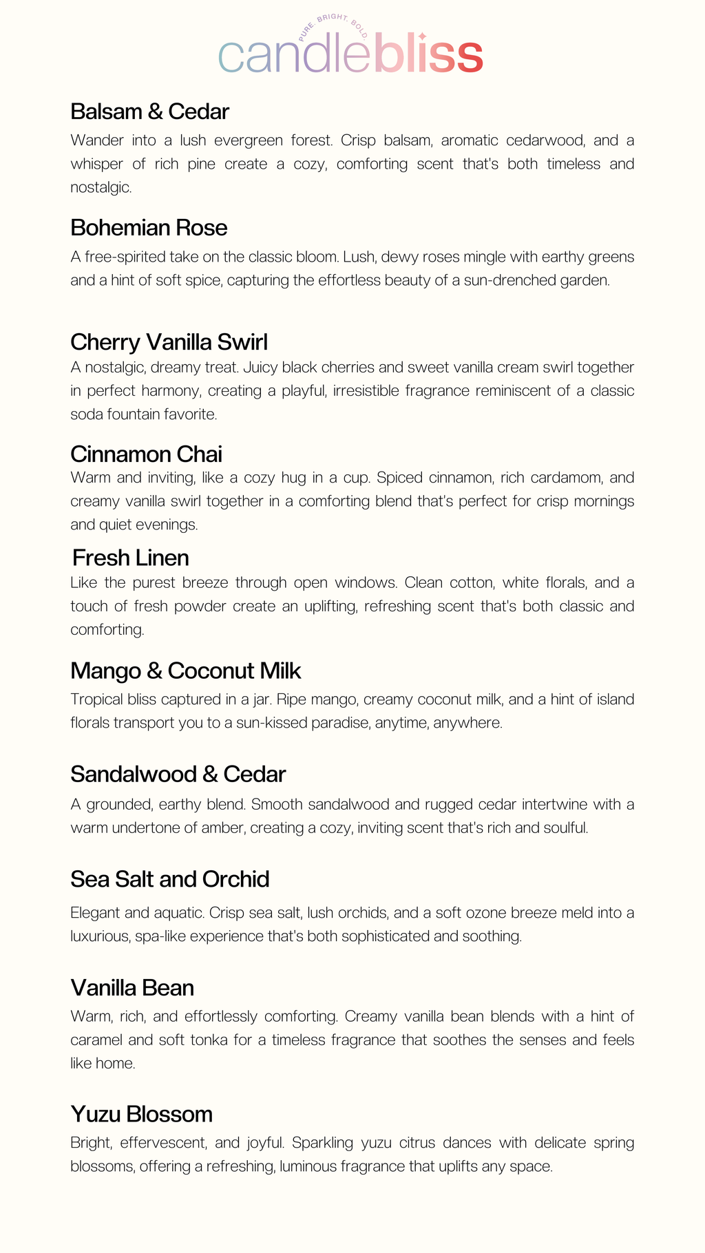 Scented Candles - Coconut Apricot wax