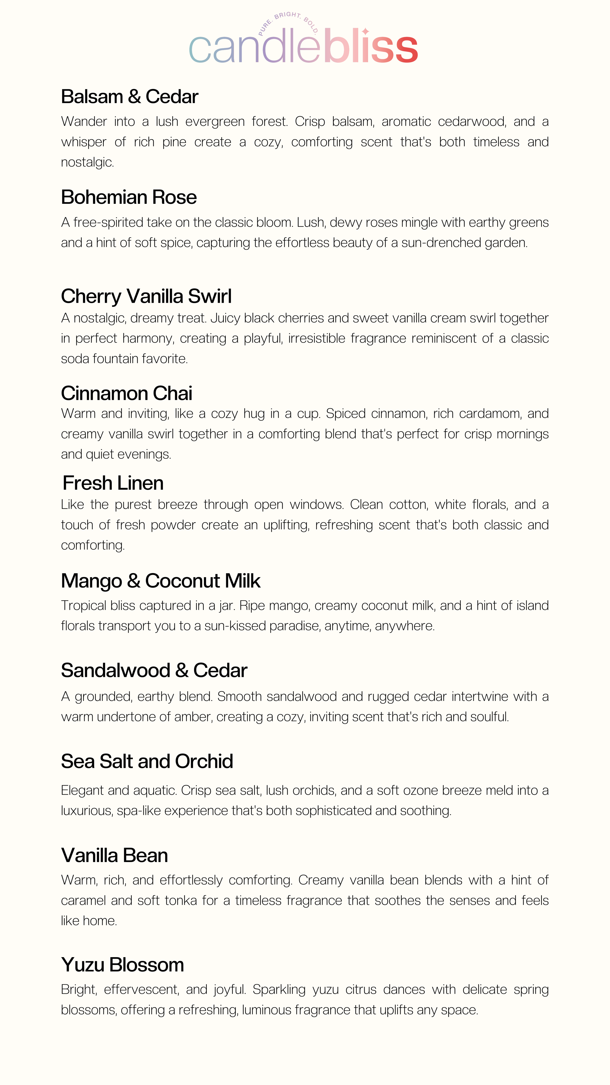 Scented Candles - Coconut Apricot wax