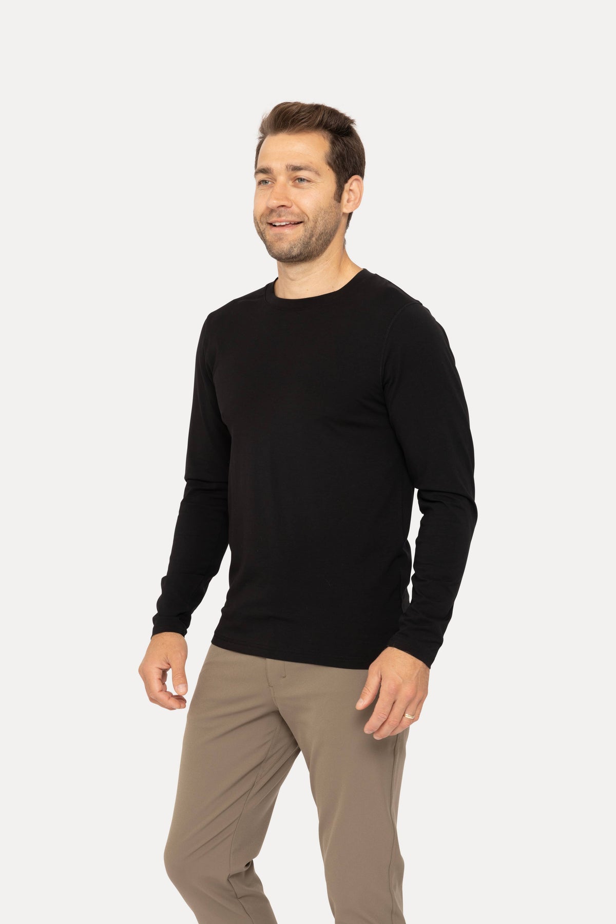 Pima Cotton Blend Long Sleeve