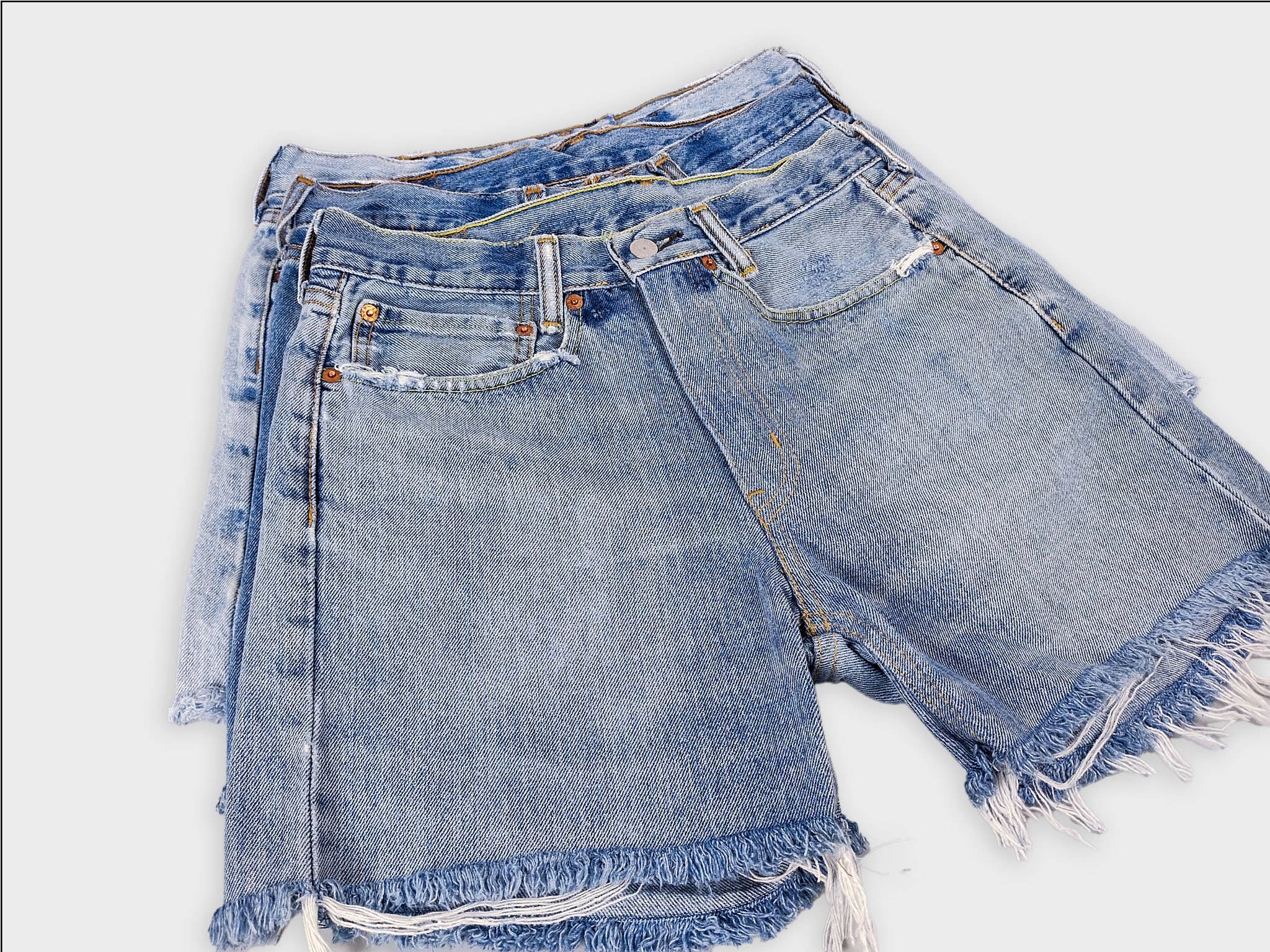 Mid-Rise Denim Levi Shorts