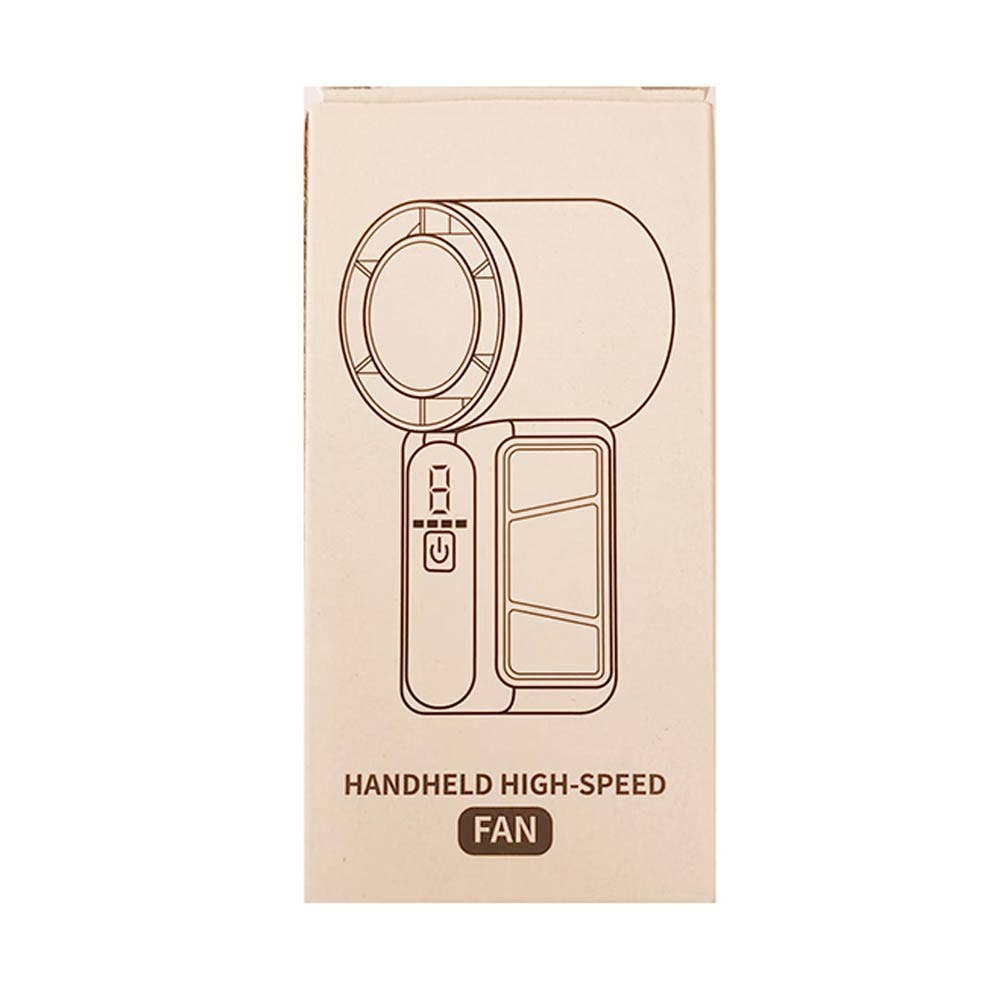 Light Up Digital Display Portable Handheld Mini Fan