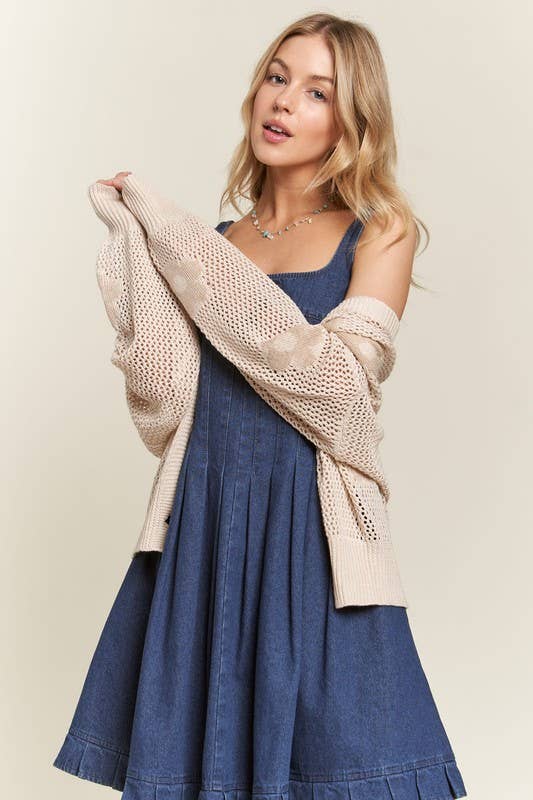 FLORAL SWEATER CARDIGAN