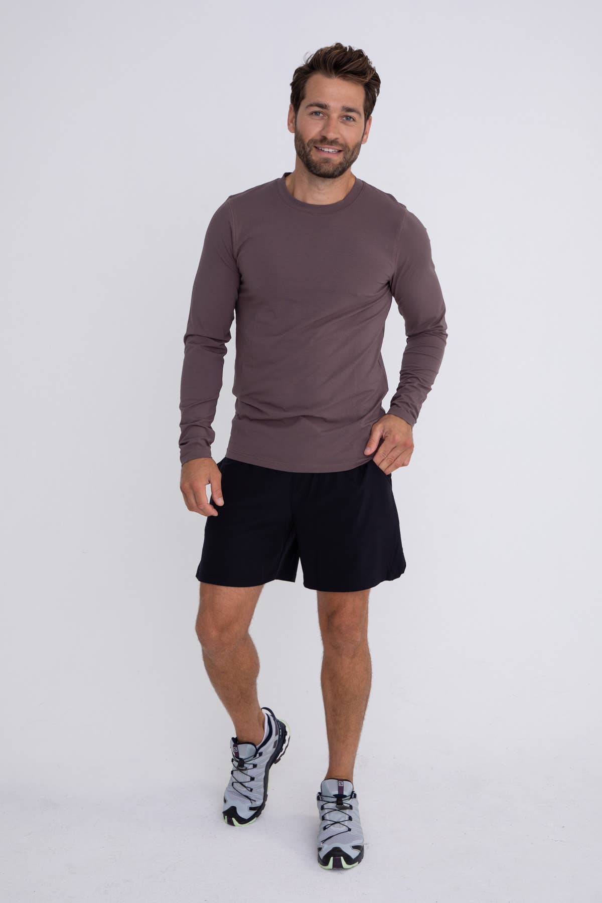 Pima Cotton Blend Long Sleeve