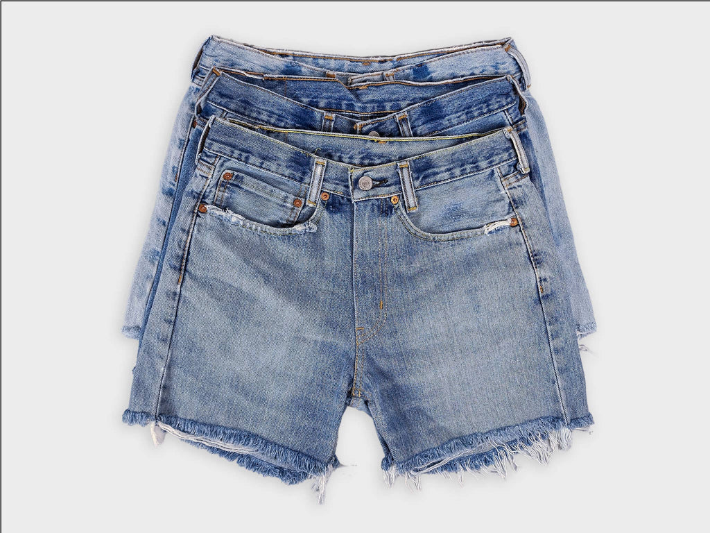 Mid-Rise Denim Levi Shorts