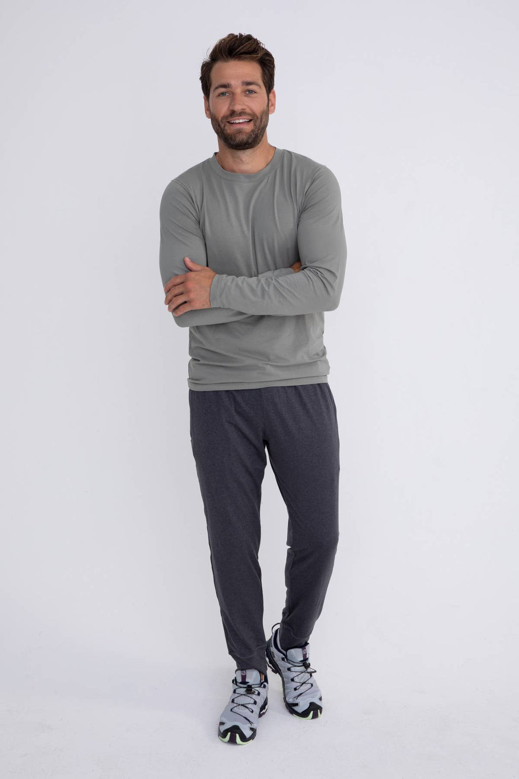 Pima Cotton Blend Long Sleeve