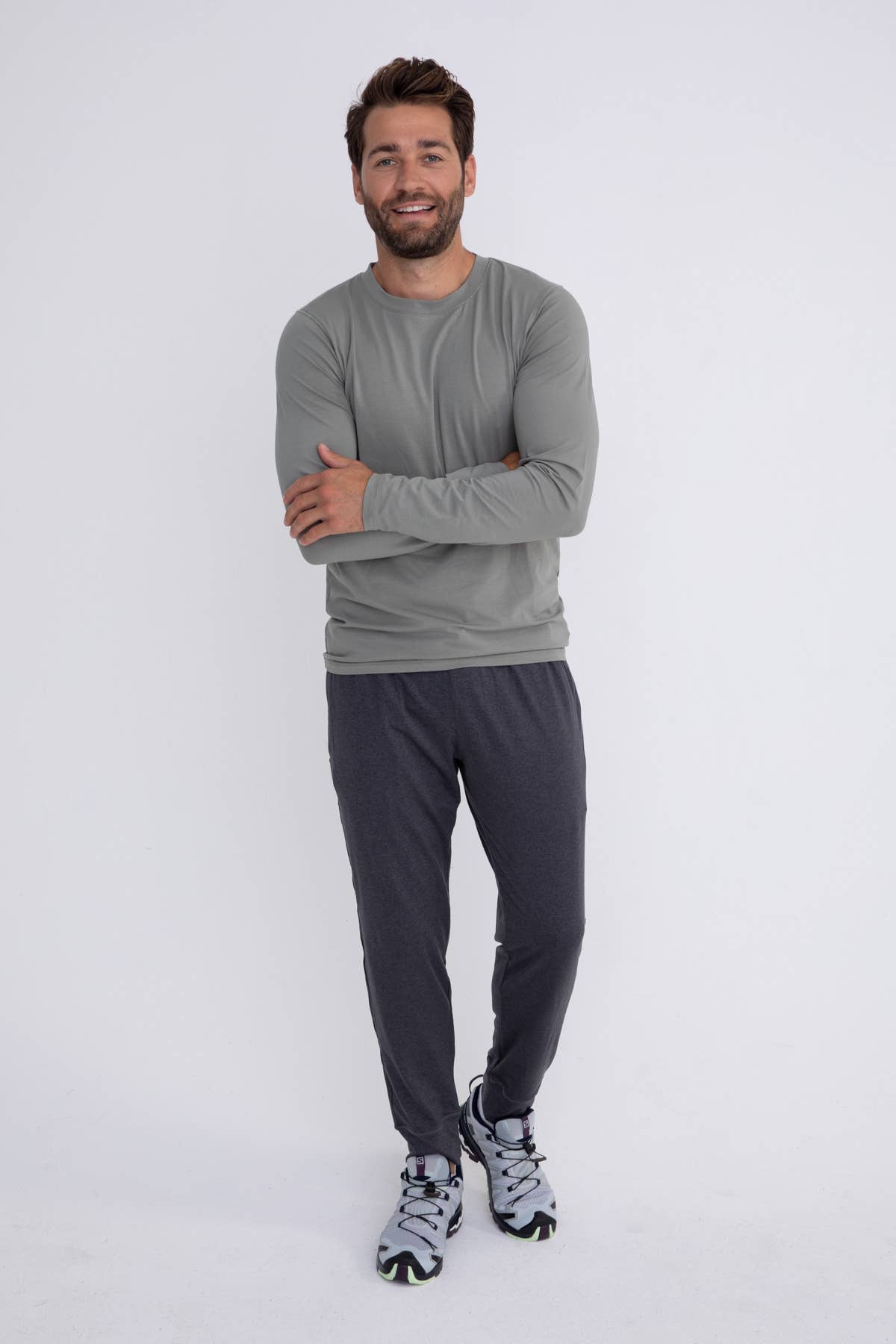 Pima Cotton Blend Long Sleeve