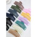 Matte Jumbo Round Comb Hair Claw