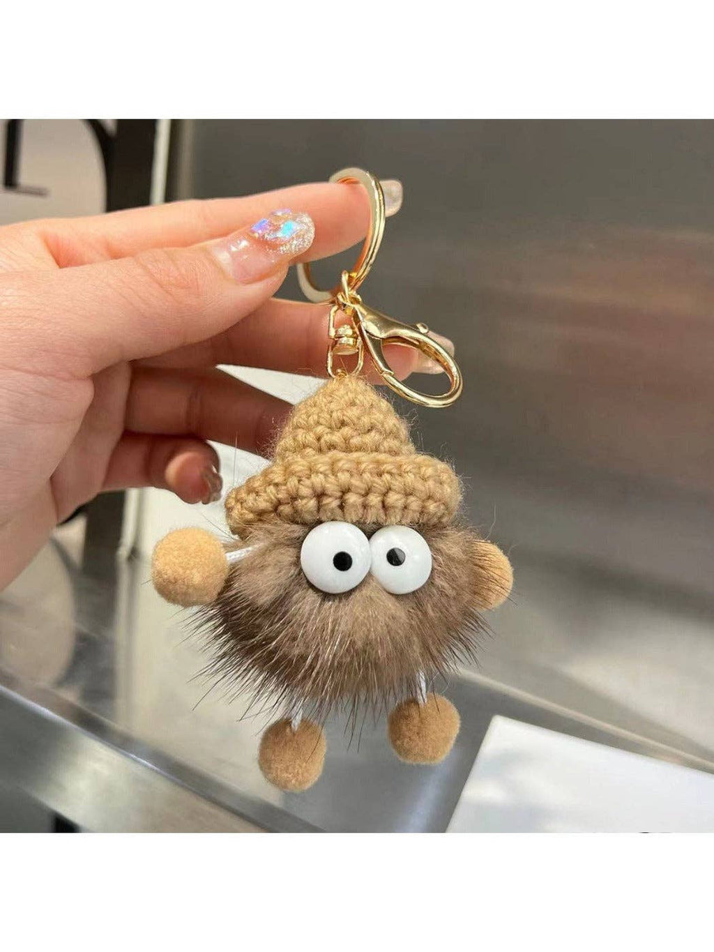 Adorable Soot Ball Plush Keychain