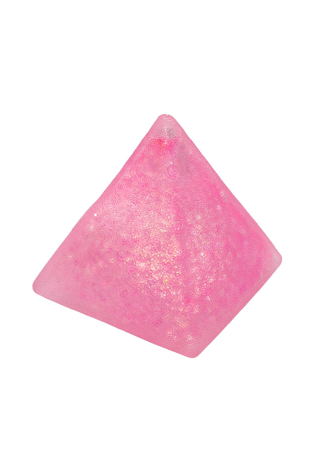 Textured Glittery Pyramid Squishy