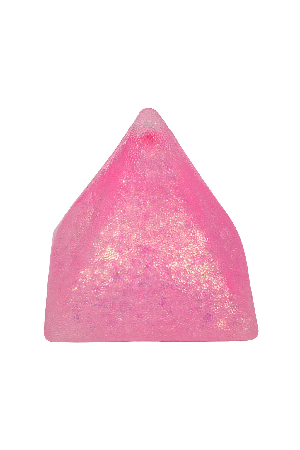 Textured Glittery Pyramid Squishy