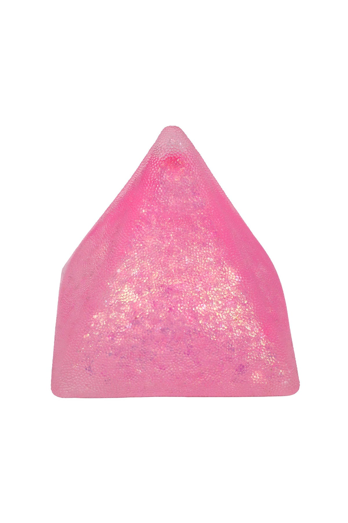 Textured Glittery Pyramid Squishy