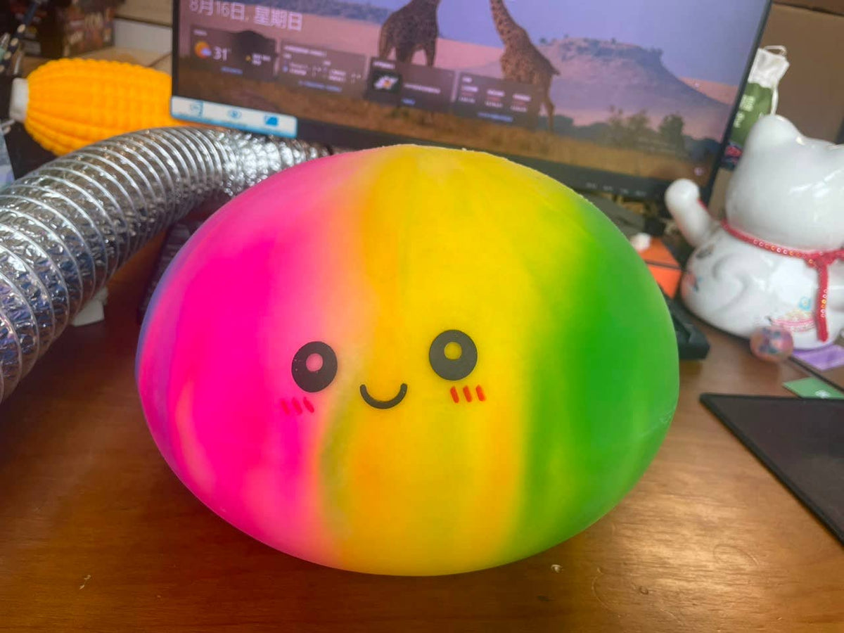 Huge Dumpling – 10’ Jumbo Squishy Rainbow   