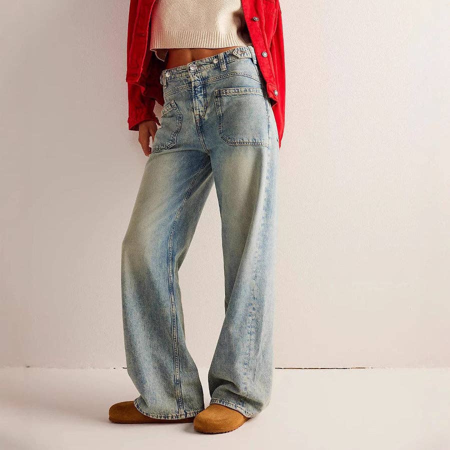 Street Straight Leg Jeans