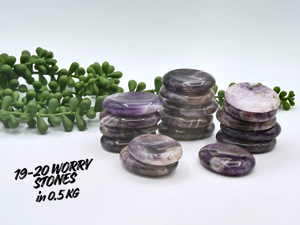 Amethyst Worry Stone