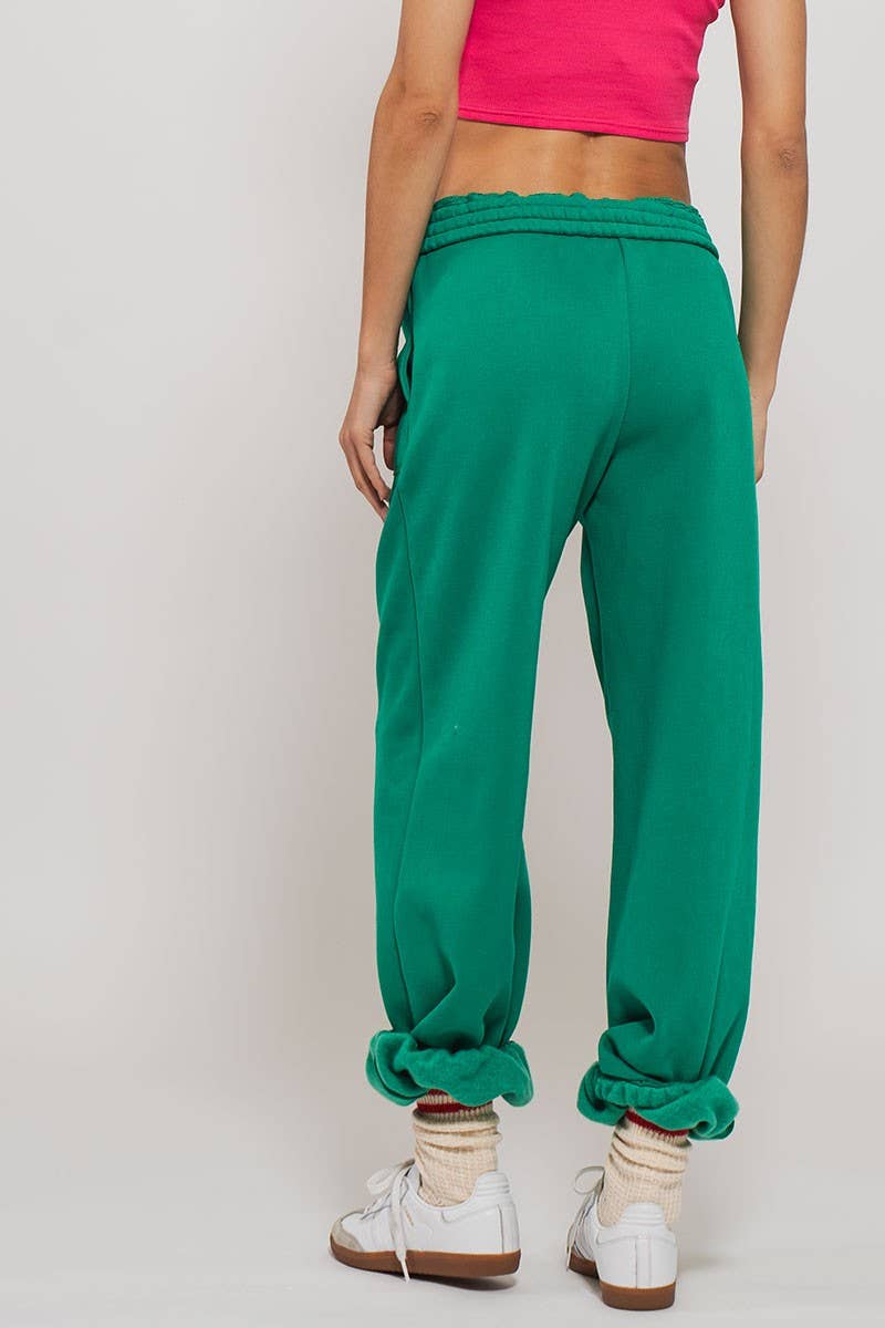 Elastic Drawstring Cotton Sweatpant