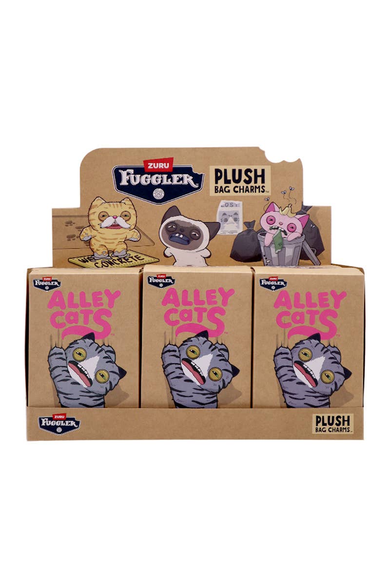 UPD 15789UQ1 Fuggler 5" Mini Alley Cats Keyrings - 6 PCS