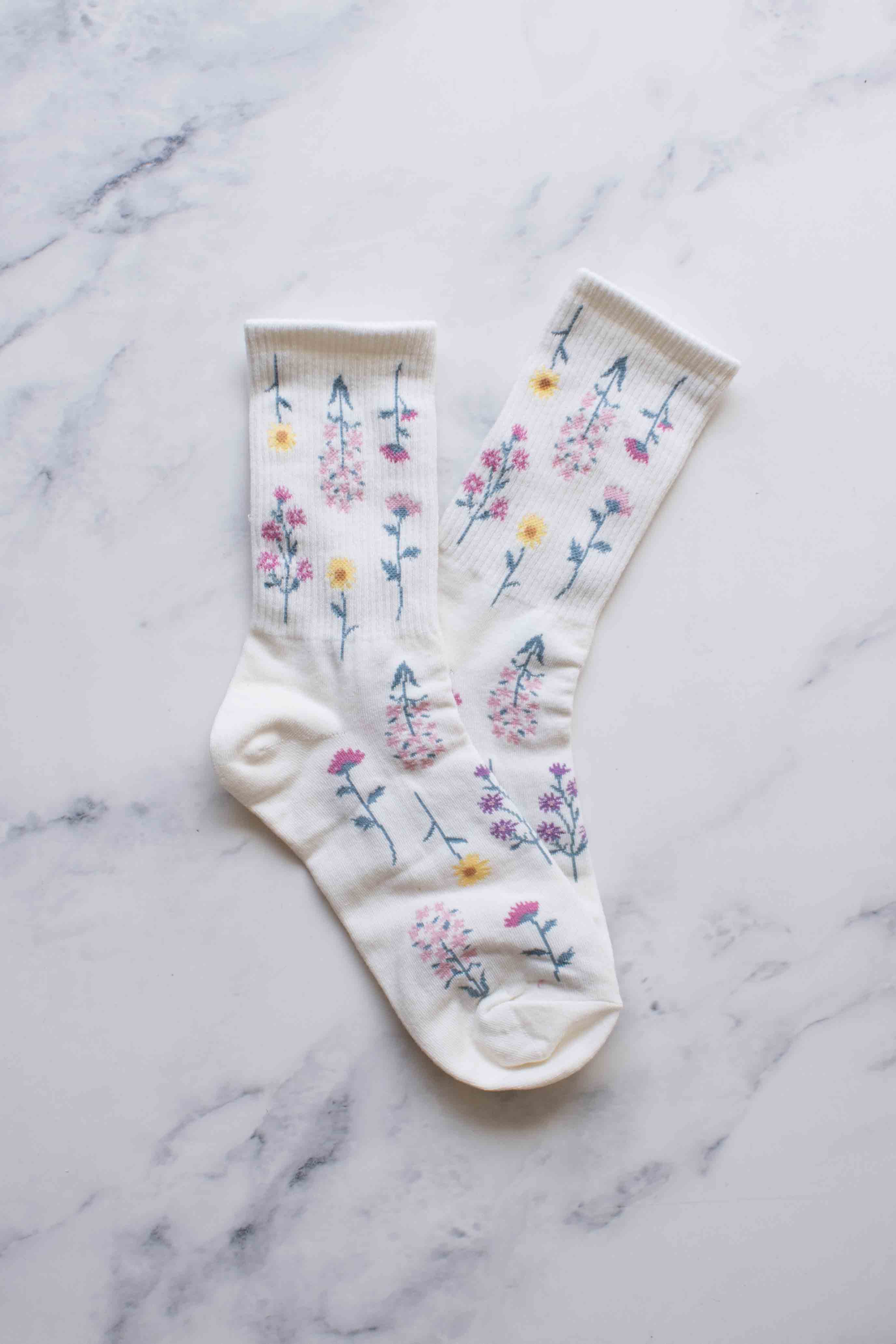 Botanical Garden Casual Socks …Premium
