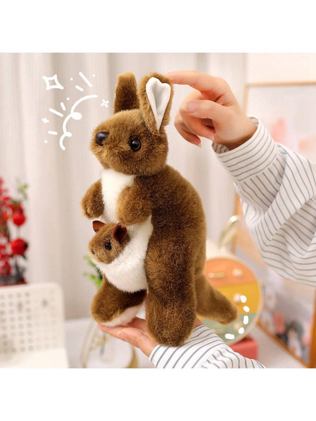 Australian  Kangaroo Plush Toy Stuffed Souvenir Gift