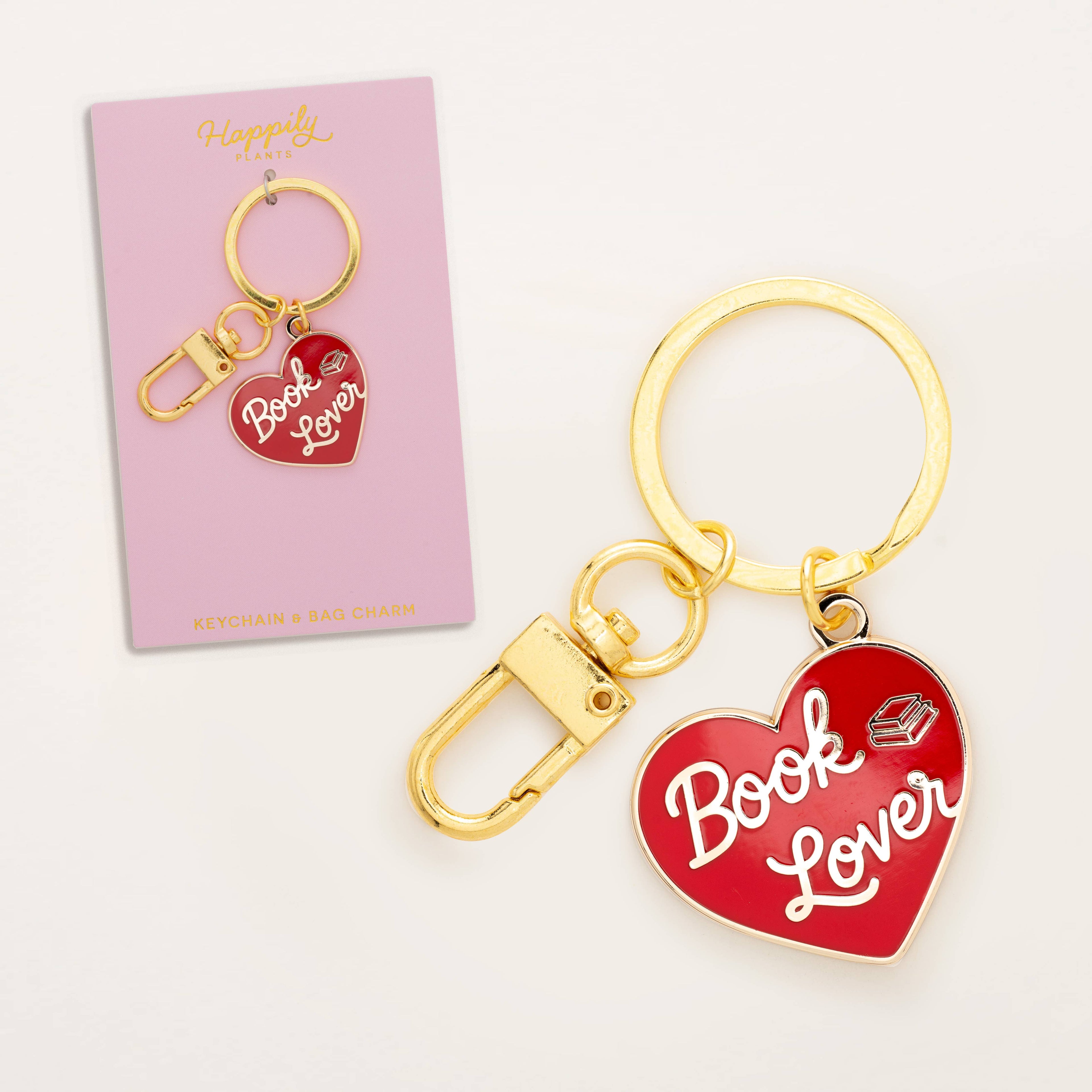 Book Lover Keychain