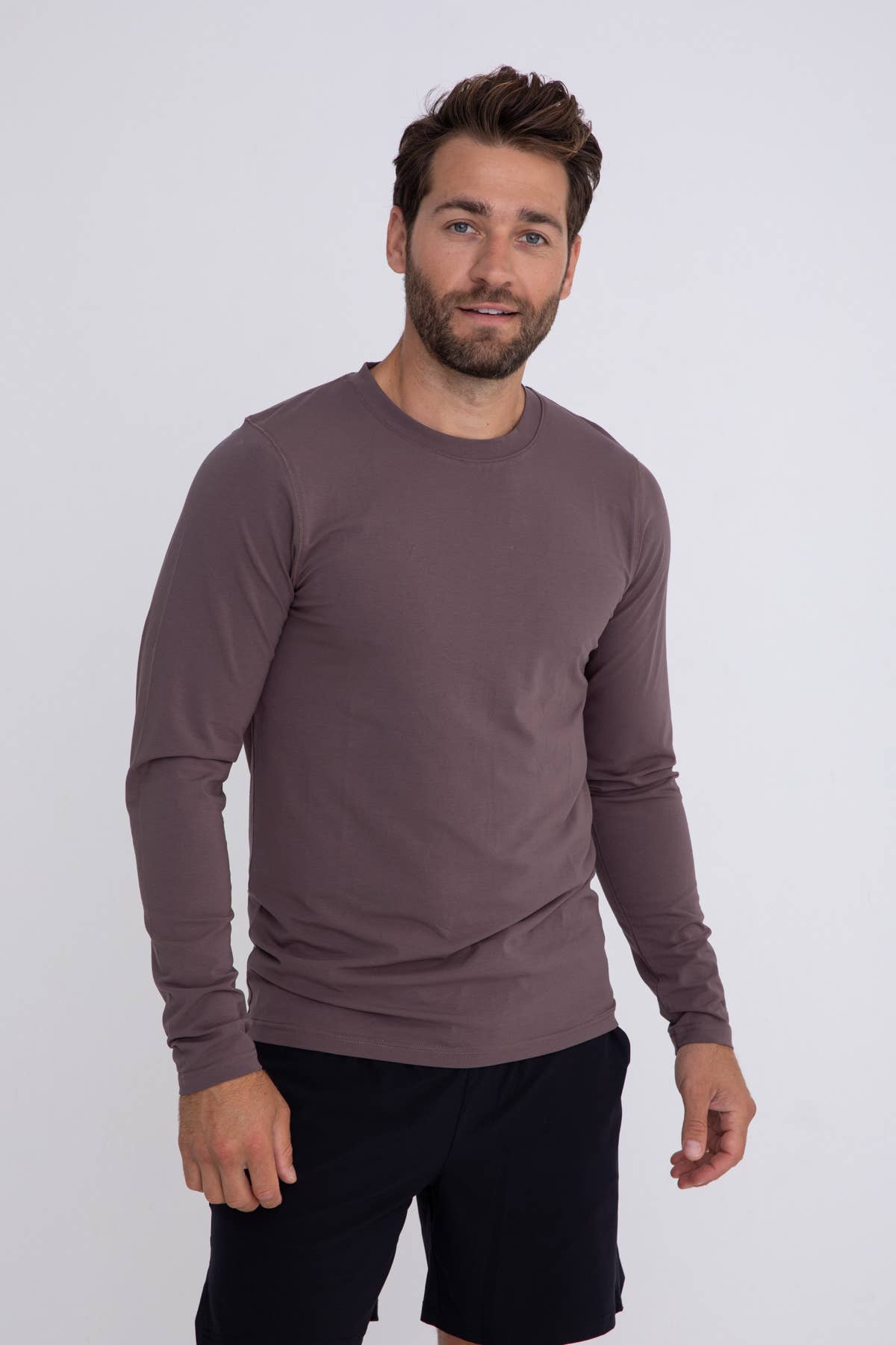 Pima Cotton Blend Long Sleeve