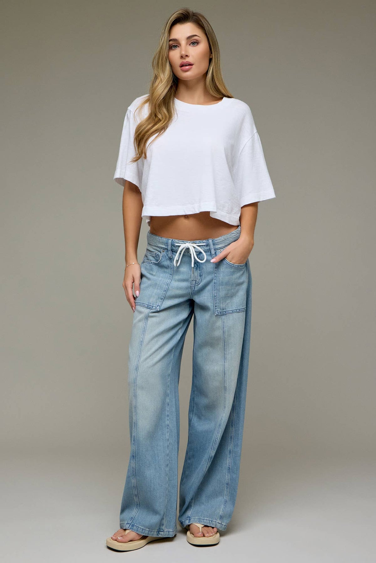 Vintage Super Soft Mid Rise Wide Leg