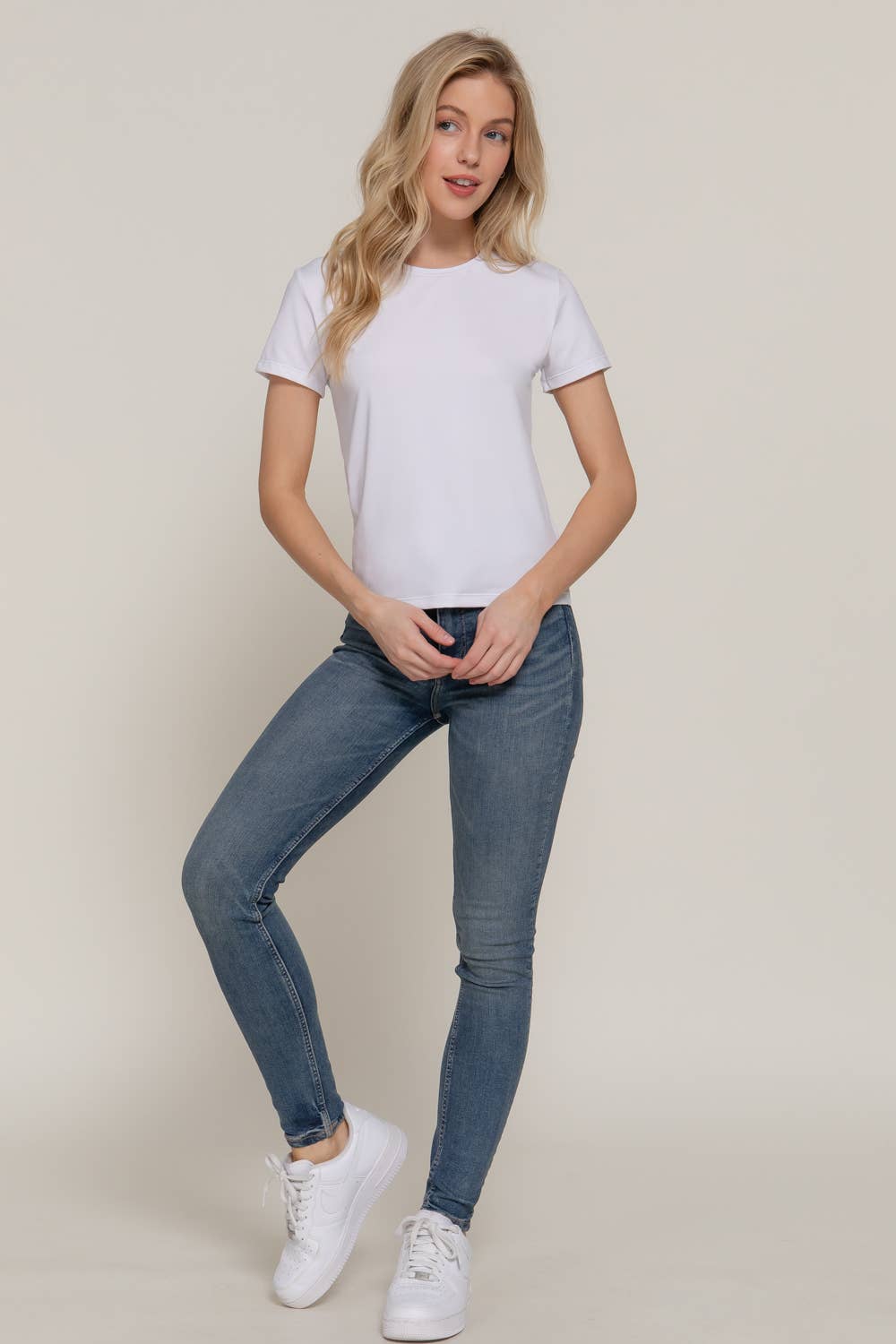Round Neck Knit Top