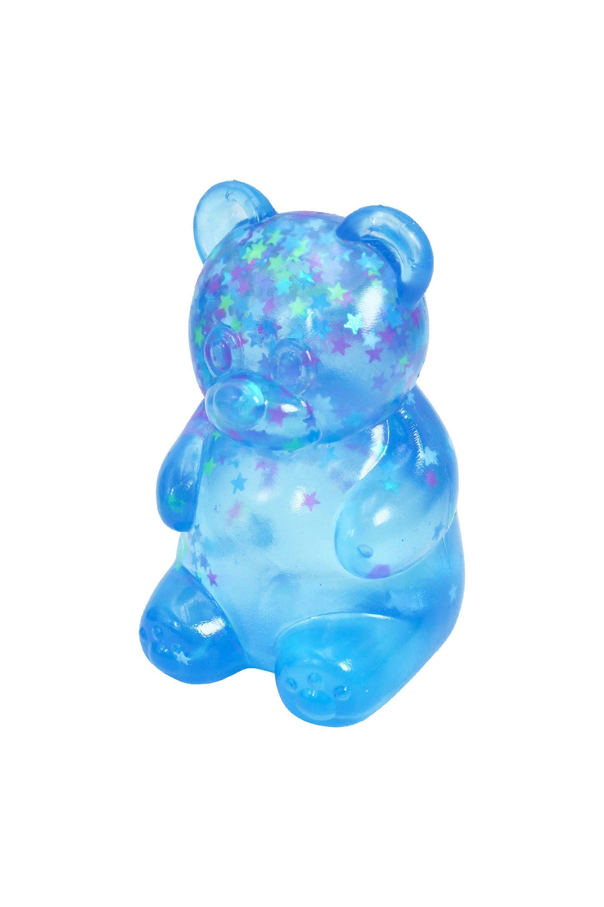 Star Confetti Teddy Bear Thick Maltose Putty Filled Squishy