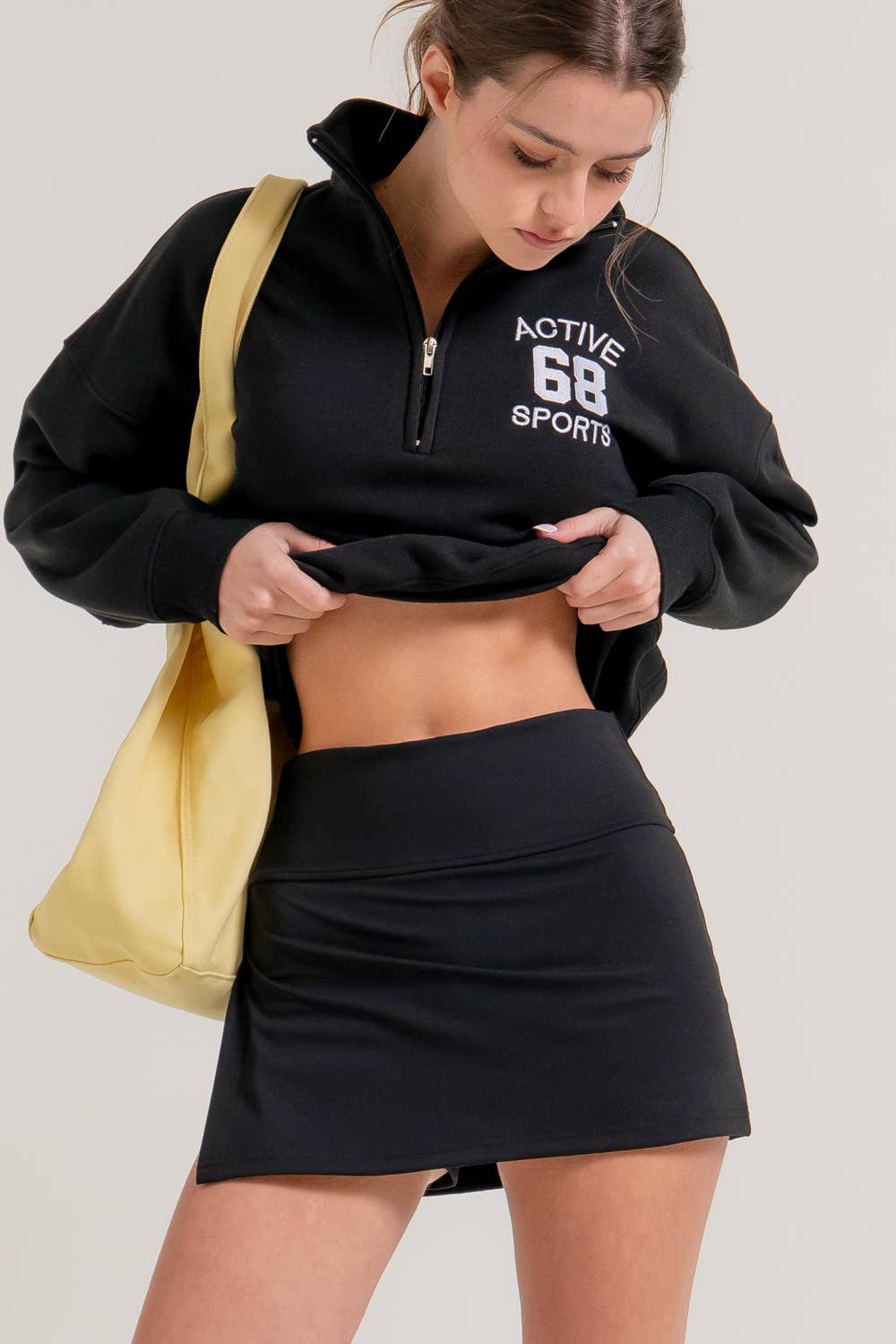 Side Slit Style Activewear Skort