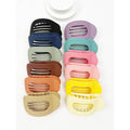 Colors of Oval Shape Flat Hair Claw
